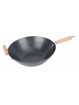 CUORI Sarten Wok con mango y asa CARBONE 35 cm C35