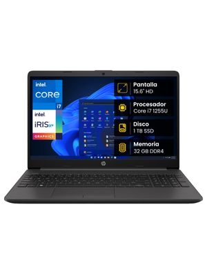 Notebook HP 250 G9 Core i7-1255U 32GB 1TB SSD 15.6'' HD Win 11 Pro