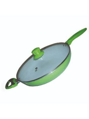 CUORI WOK Cerámico 30 CM W FOLLIA/VERDE 30