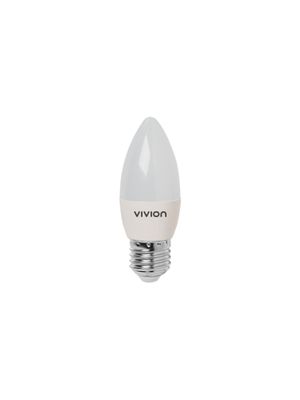 VIVION Lámpara LED VELA B37 5W E27 CÁLIDA 717548