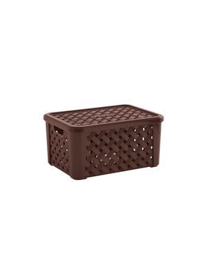 Caja organizadora en rattan mediana