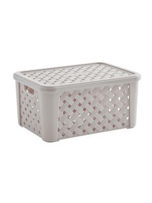 Caja organizadora en rattan grande