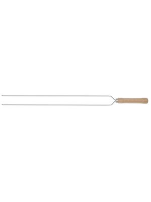 Espeto Pincho Doble Mor Para Asado Parrilla Chorizo 65cm