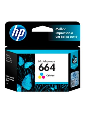 Cartucho HP F6V28AL 664 Tricolor Deskjet 2135/3635/4535