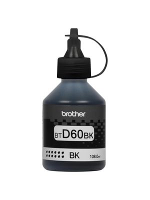 BOTELLA DE TINTA COLOR NEGRO BROTHER BT6001BK