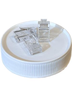 Ficha RJ45 Macho para cable UTP Cat5e 10 unidades