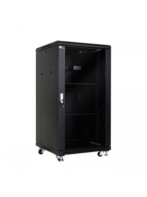 RACK PISO NEGRO 22U 600X600 P/VIDRIO