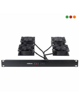 Kit de 4 ventiladores INTELBRAS para RACK Fusible 10A