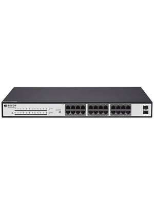 SWITCH BDCOM 24*1G POE+ 370W + 2*1G SFP