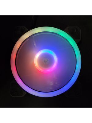 Kit 3 fan Rgb + Hub + Control Remoto Perseo