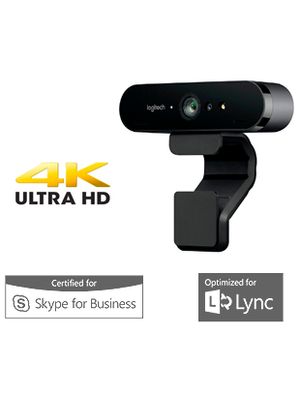 WEBCAM LOGITECH BRIO VC 4K Ultra HD 90FPS negro