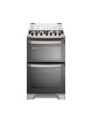 ELECTROLUX Cocina Combinada Doble Horno FE4DC 4 hornallas