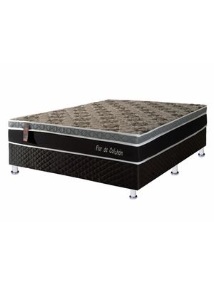 Conjunto Sommier 2 Plazas Flor de Colchón Tienda Jaime – Resortes Pocket C/Eurotop 138x188x22